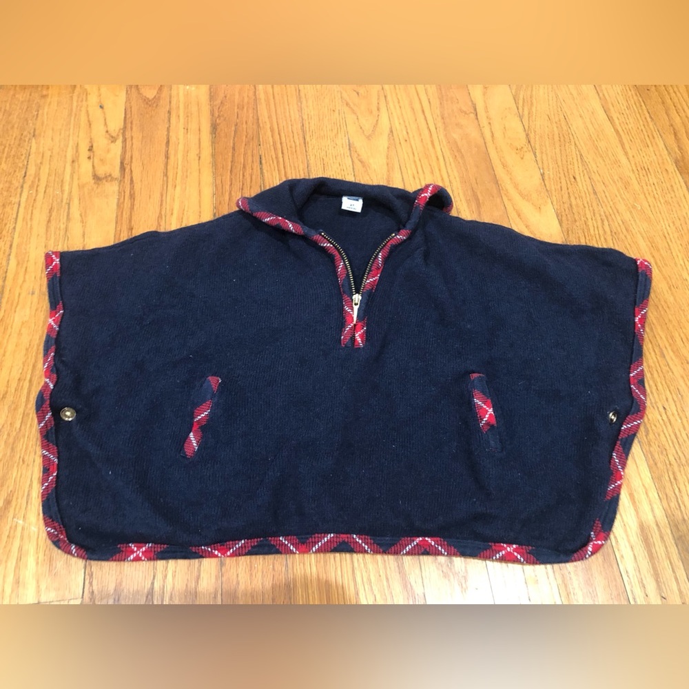Jaine and Jack sweater poncho 2T